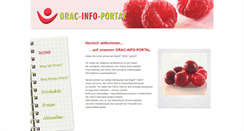 Desktop Screenshot of orac-info-portal.de