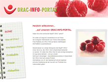 Tablet Screenshot of orac-info-portal.de